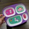 4E’s Novelty Kids Melamine Dinner Plates Set of 4 for Girls – Divided Plates for Picky Eaters, BPA-Free, Princess, Unicorn, Cat & Sea Life Toddler Plates